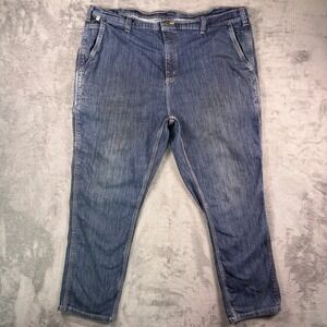 Carhartt FR Flame Resistant Carpenter Jeans Men's 44x30 (41x28) Blue CAT 2 Work